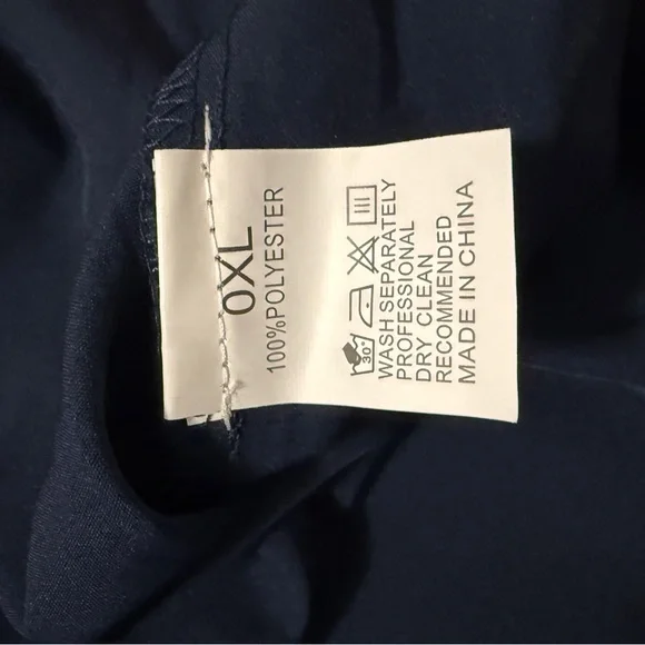 Navy Blue Women's Top - Picture 3 of 3